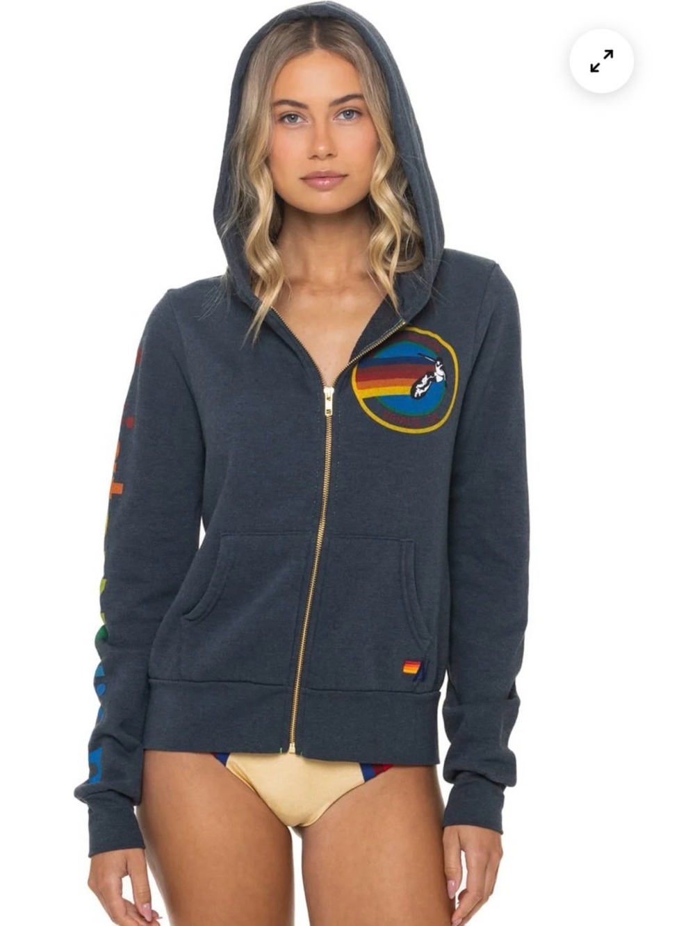 Aviator Nation Zip Up Hoodie